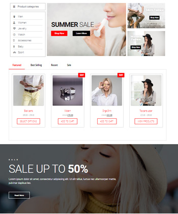 Elementor WooCommerce Template