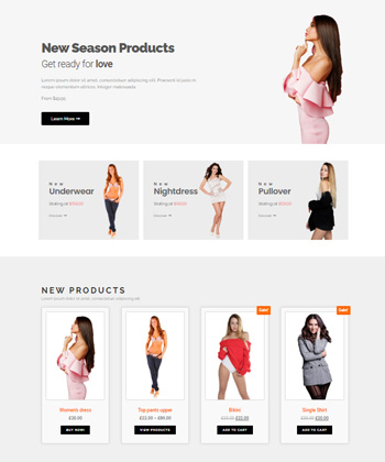 Elementor WooCommerce Template