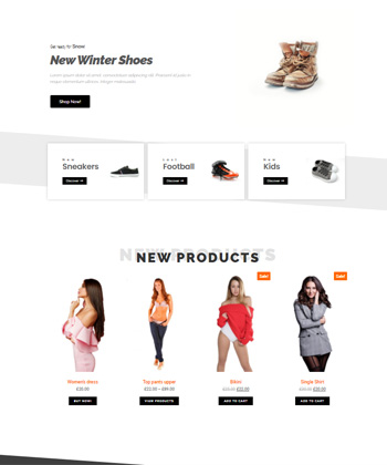 Elementor WooCommerce Template