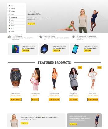 Elementor WooCommerce Template