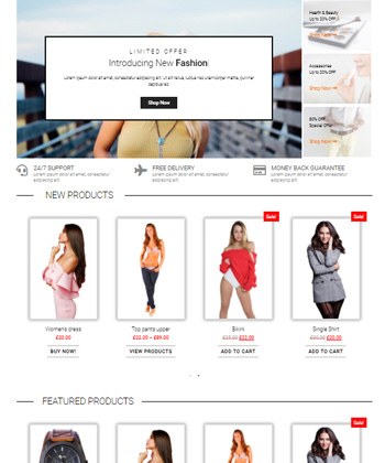 Elementor WooCommerce Template