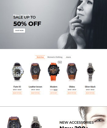 Elementor WooCommerce Template