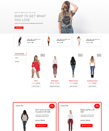 Elementor WooCommerce Template