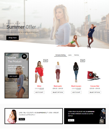 Elementor WooCommerce Template