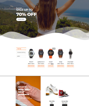 Elementor WooCommerce Template