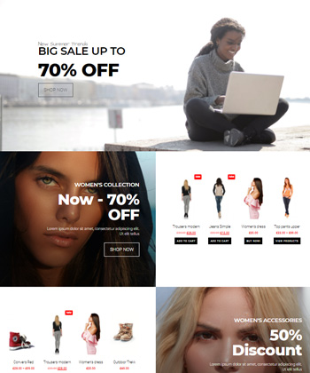 Elementor WooCommerce Template