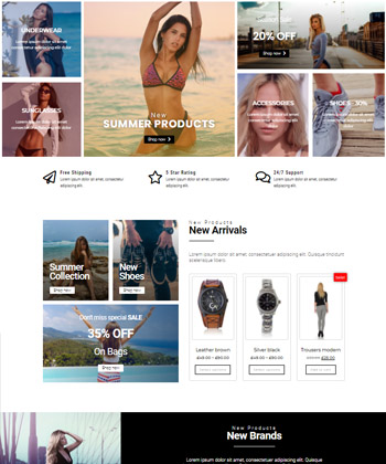 Elementor WooCommerce Template