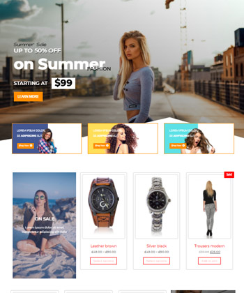 Elementor WooCommerce Template