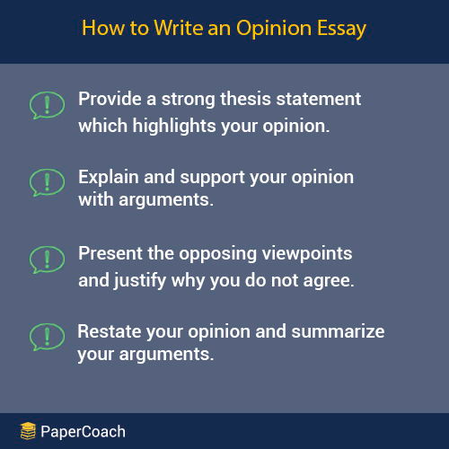 How to Write an Opinion Essay How to Write an Opinion Essay