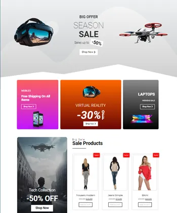 Elementor WooCommerce Template
